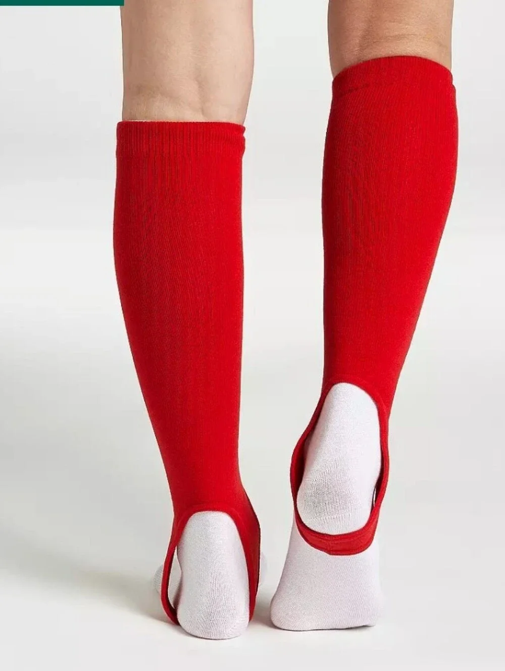 DSG Red Stirrup Socks And Sanitary Sock baseball Softball Combo Pack Size L